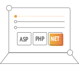 支持ASP、PHP、.Net等多種語言開發(fā)